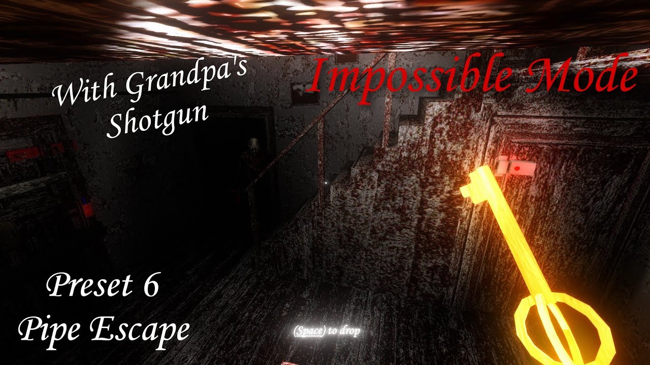 Granny Recaptured On Impossible Mode Preset 6 With Grandpa Shotgun