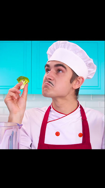 cooking fish and broccoli ice cream