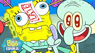 Bob Esponja | Los momentos más divertidos de Bob Esponja en episodios nuevos | 90 Minutos | Español