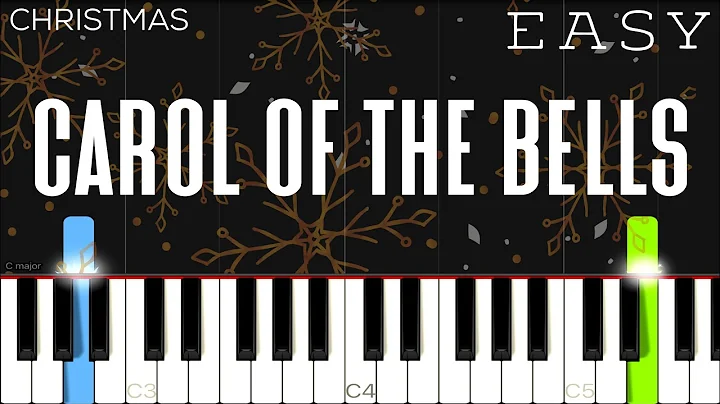 Christmas - Carol Of The Bells | EASY Piano Tutorial