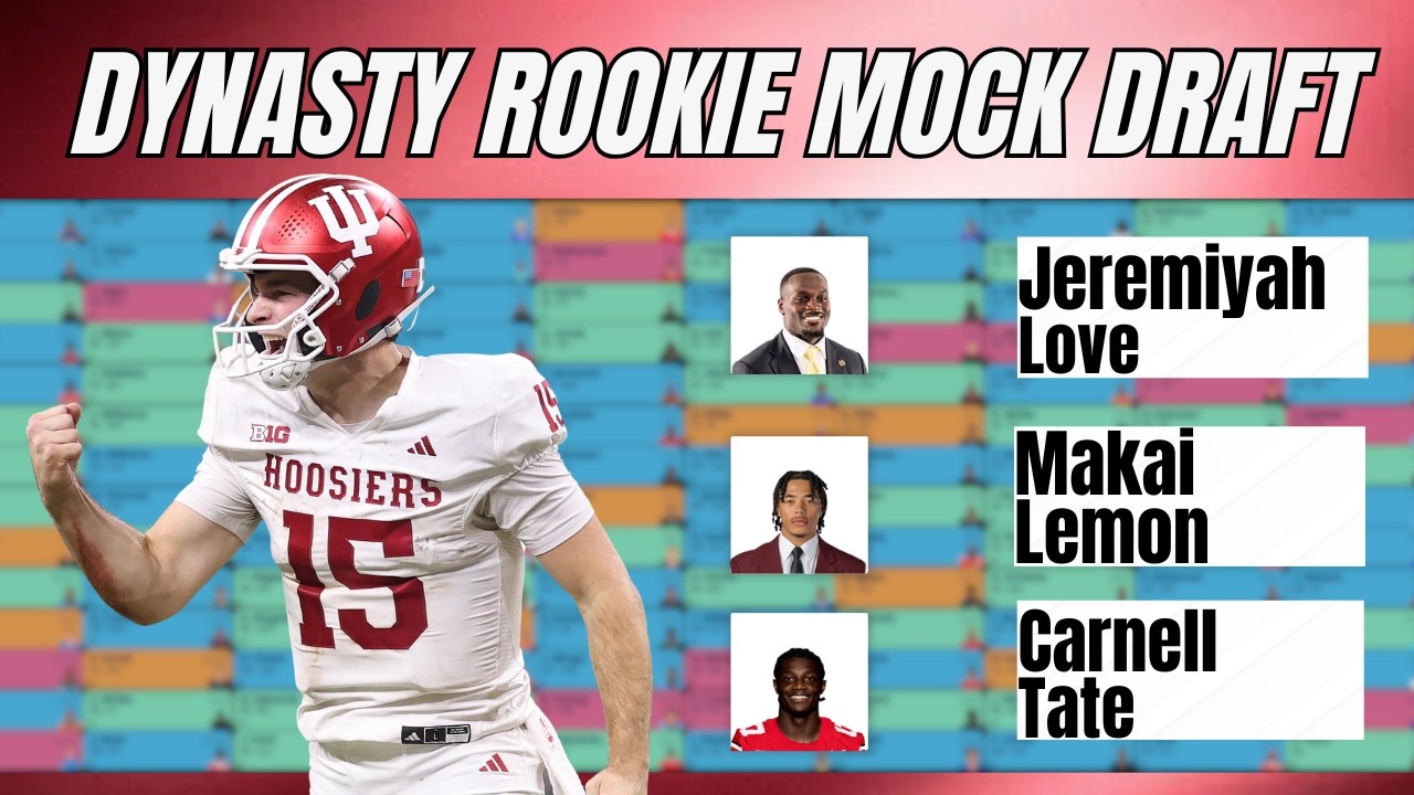 EARLY 2026 Dynasty Rookie Mock Draft (Superflex, 1 Round) | Dynasty Fantasy Football