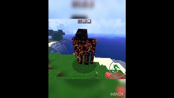 lava golem in Minecraft no mod! #short #minecraft #build