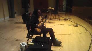 Larry Mitchell Sound check at Montgomery College Rockville With Dawn Avery Feb 2011