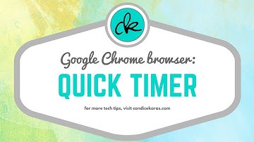 Chrome Omnibox: Timer & Stopwatch