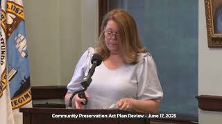 New Bedford Community Preservation Act Plan Review