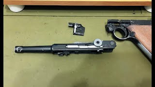 WE Luger P08WE full Disassemble 完全分解 Part. 2 Upper上槍身-R.E.C. Research-Taiwan