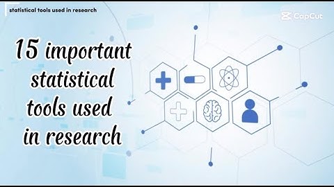 15 Essential Statistical Tools Used in Research Methodology!!🧐🔬🔍
