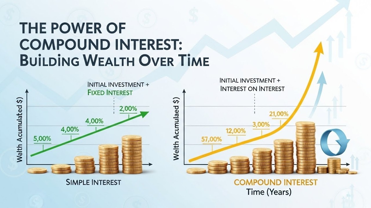 Как сложные проценты позволяют накапливать богатство с течением времени