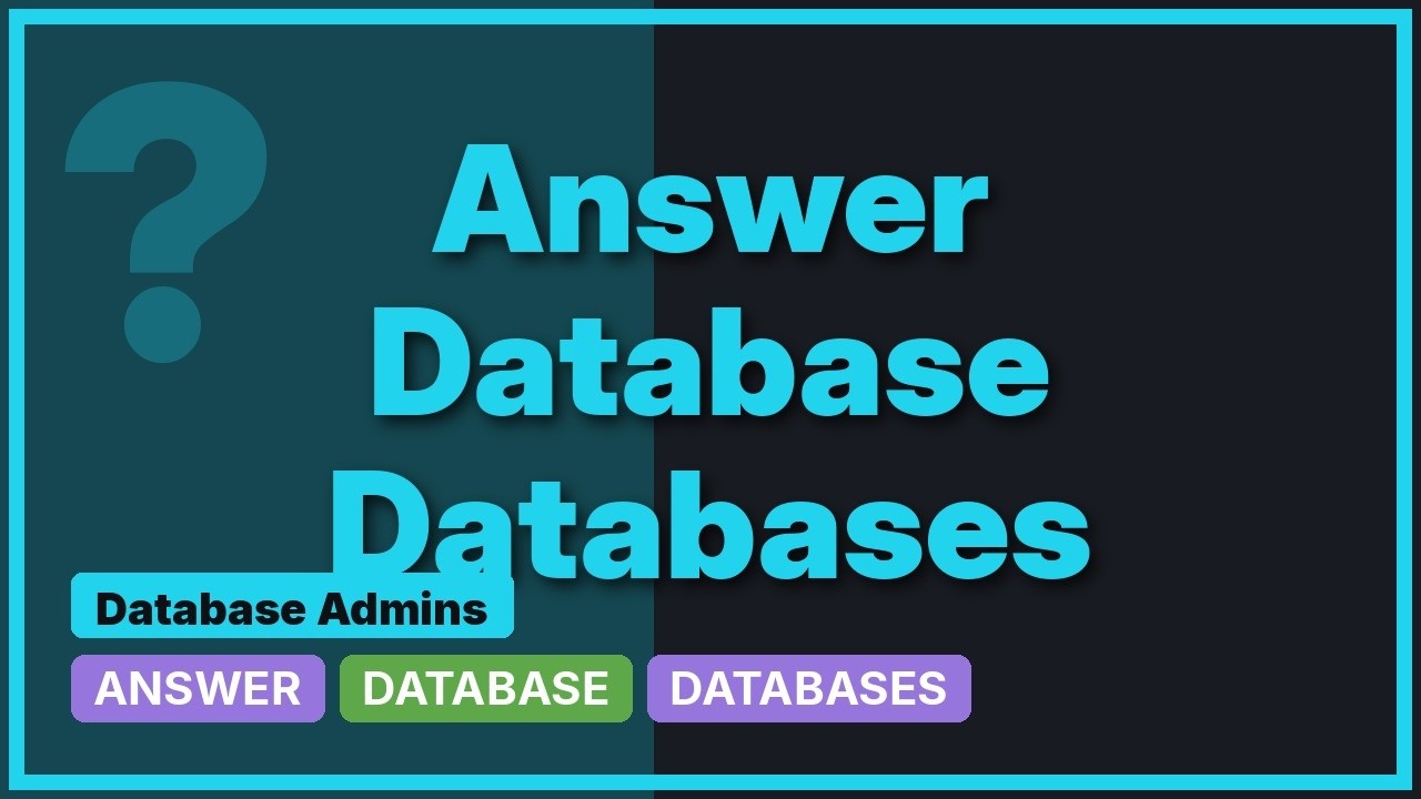 Databases: Exporting and importing a database - YouTube