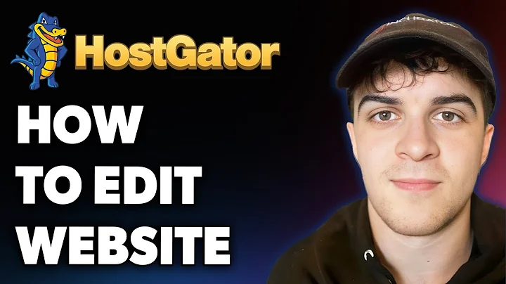 How to Edit My Website on Hostgator (Full 2025 Guide)