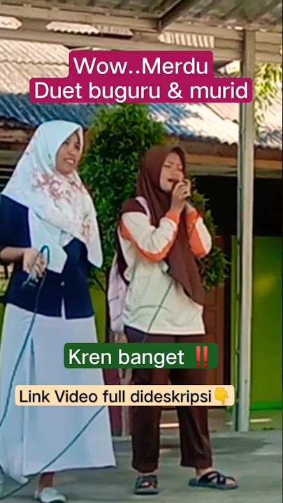 Wow keren Duet guru dan murid #shorts #suaramerdu #sekolahku