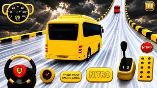 🚌💥 Mega Ramp Bus Stunt Legends! 🌉 Impossible Sky Drive Adventure 🎮 Android Gameplay screenshot 2
