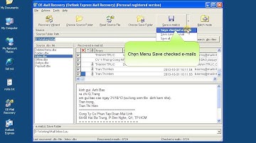 Extract Mail from Inbox dbx to EML