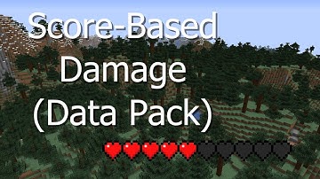 Score-Based Damage – Minecraft Data Pack (1.16+)