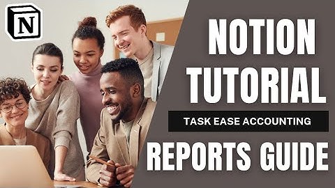 Task Ease Accounting Notion Template: Profit and Loss | Budget Analysis | Performance Reports