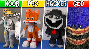 LEGO ALL NEW Monsters in Shin Sonic Tapes, ZOONOMALY, Sprunki (Collection #1) : Noob, Pro, Hacker!