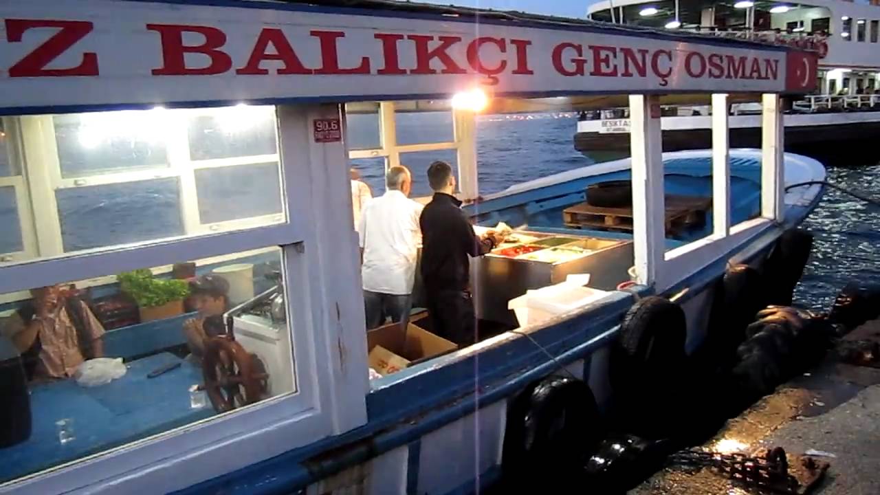 Fish Sandwich in Istanbul YouTube