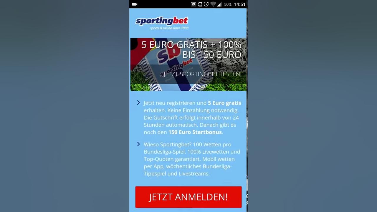 Sportingbet App - mobile Wetten bei sportingbet.com - YouTube