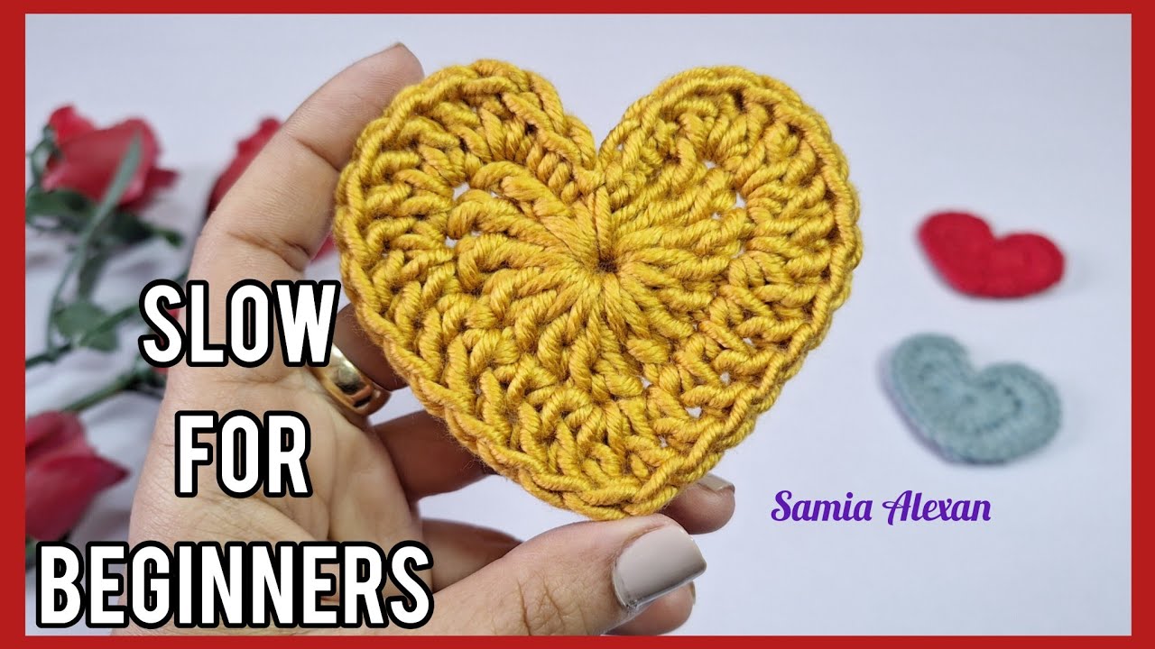 How to crochet a heart for beginners/ Valentine's day crochet