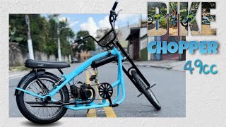 BIKE CHOPPER MOTORIZADA 49cc!! Projeto Completo