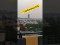 Hyderabad City View 😍 | Beautiful Haidrabad Skyline from Metro 🚆🌆#shortsvideo #trending