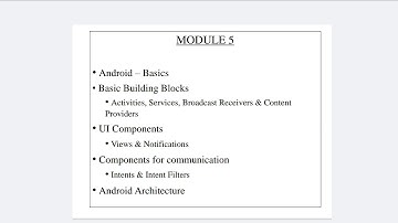 EC312 Object Oriented Programming - Module 5 - Overview