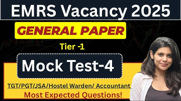 EMRS 2025 |General Paper Mcqs | EMRS TGT PGT JSA | EMRS General paper | Emrs MCQs emrs pyq | emrs 😇😃