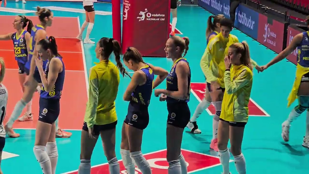 Fenerbahçe Medicana Maç Öncesi Isınma