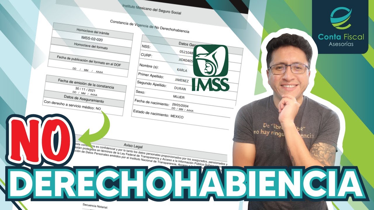 |🔥No tengo seguro social 🔥 Constancia de NO derechohabiencia, IMSS e