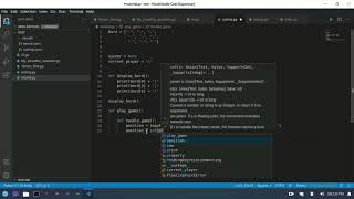 Coding Challenge #1 | creating  a Tic-Tac-Toe game with Python
