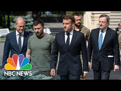 &lsquo;Ukraine Can Count On Us&rsquo;: European Leaders Visit Zelenskyy In Show Of Solidarity