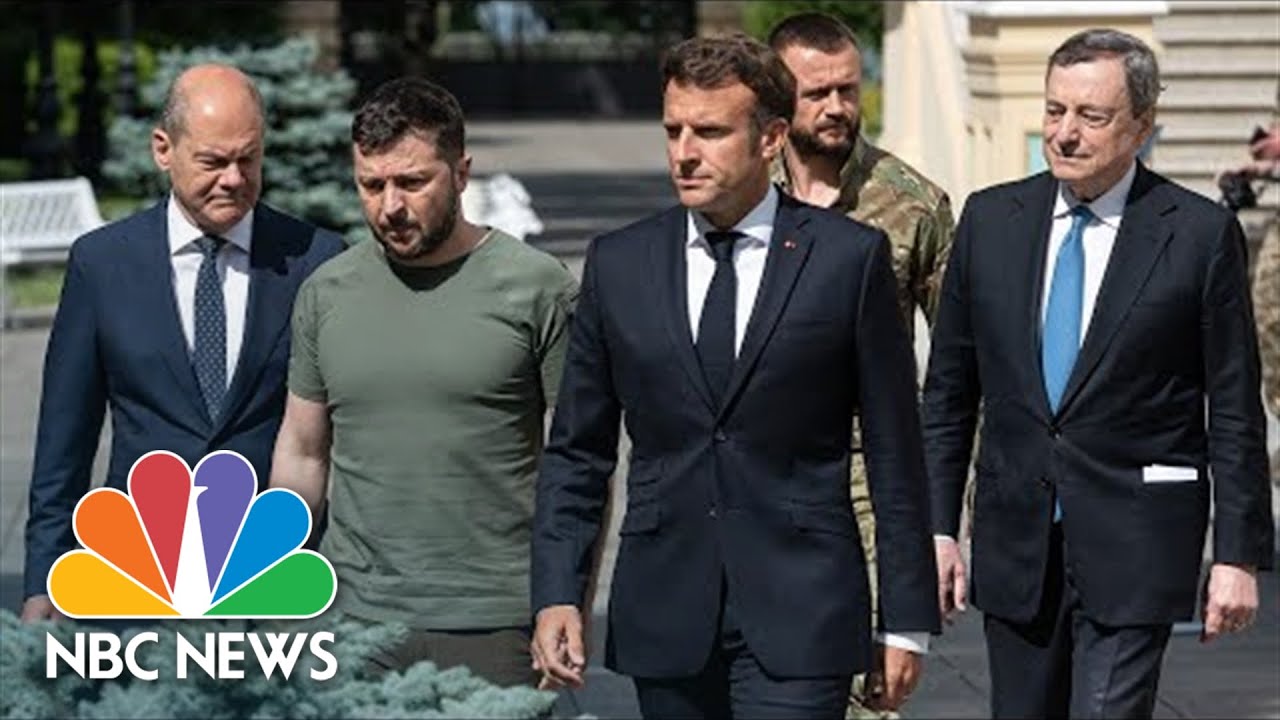 ‘Ukraine Can Count On Us’: European Leaders Visit Zelenskyy In Show Of Solidarity