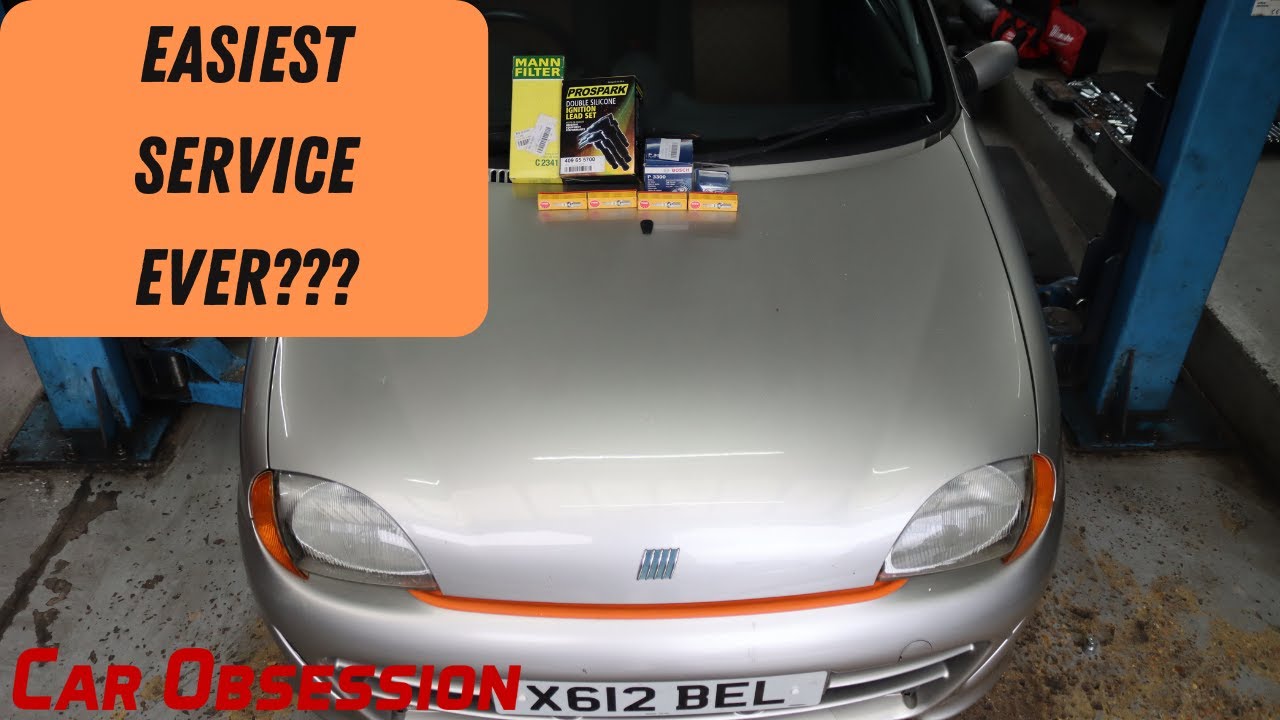 EASIEST CAR SERVICE EVER? Servicing My FIAT Seicento Sporting (1.1 FIRE Engine)
