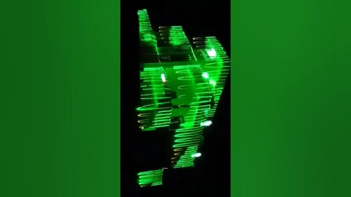 Pixel Kaled Building Decoration 25x120 program #shorts