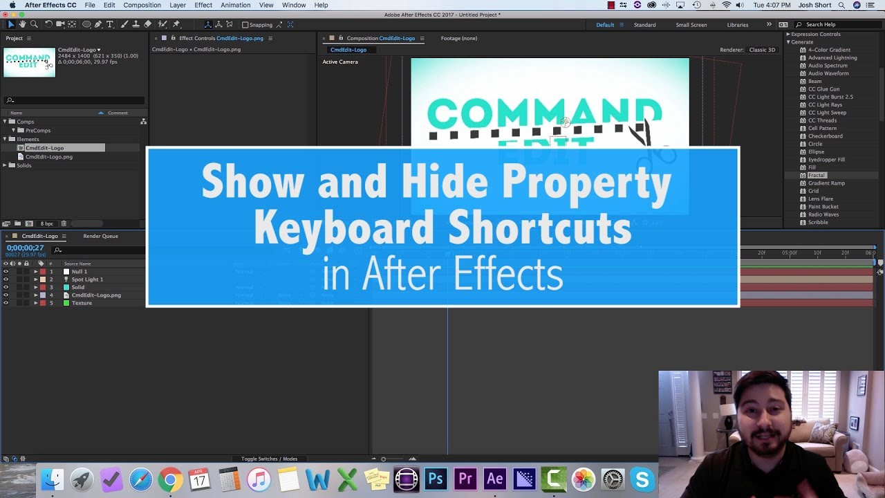 Adobe After Effects, Hide/Show layer and Shy Layers to manage the layers  better. – Shishir Raven