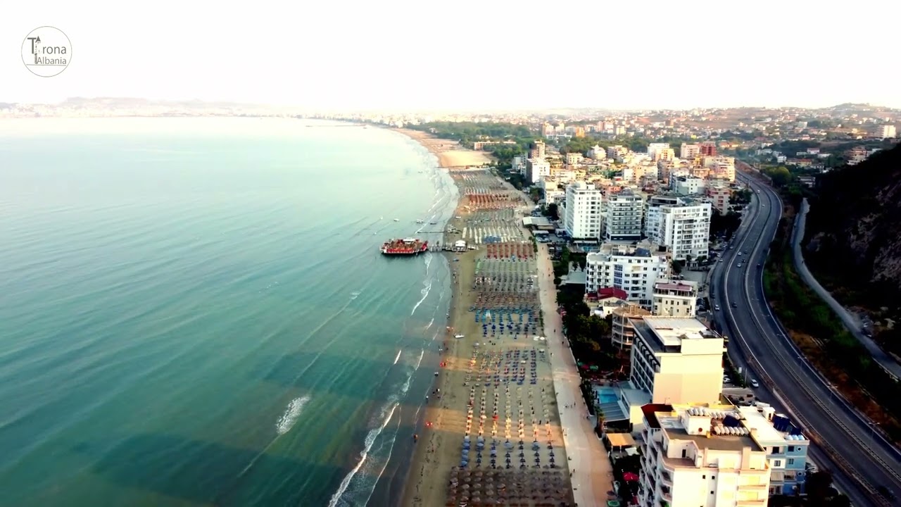 Durrës 4k 🇦🇱 | Plazhi tek Shkëmbi i Kavajës