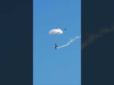 INSANE! Red Bull Air Force low altitude parachute drop
