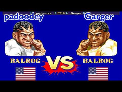 Street Fighter II': Hyper Fighting - padoodey vs Garger FT10