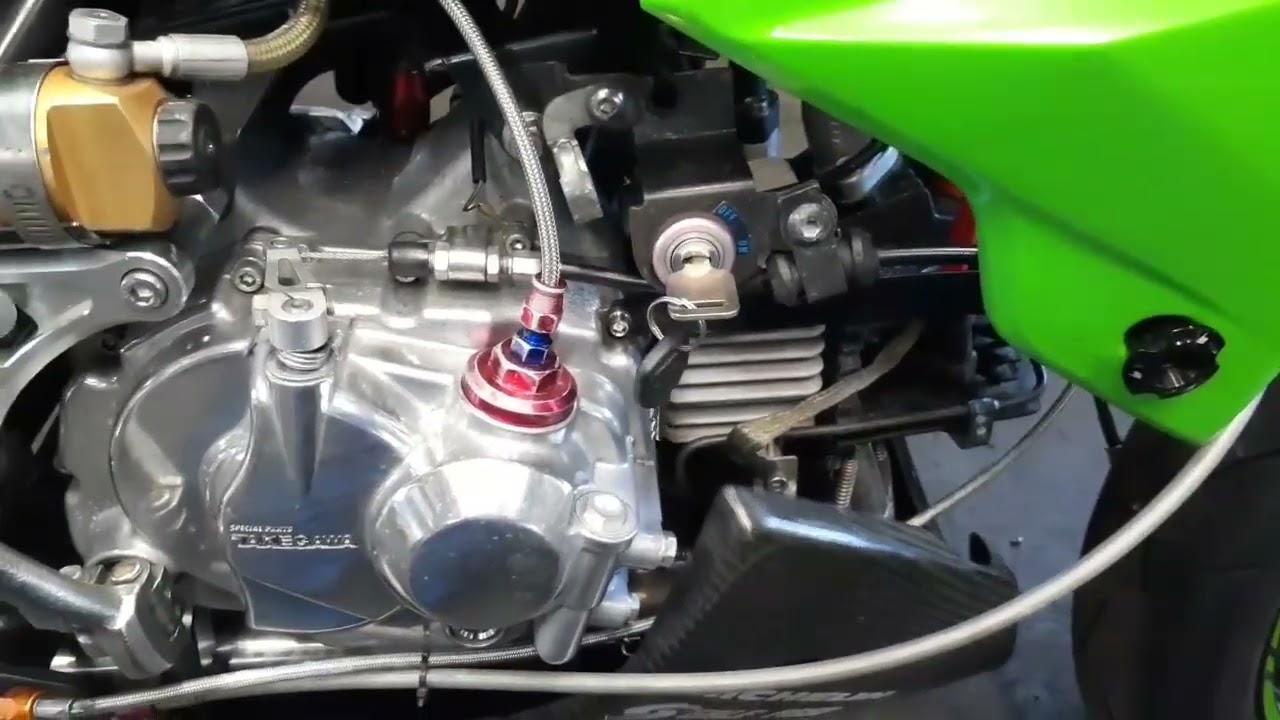 カワサキ KSR110 KL110A 始動確認動画 - YouTube