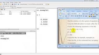 input and output of variables using MATLAB