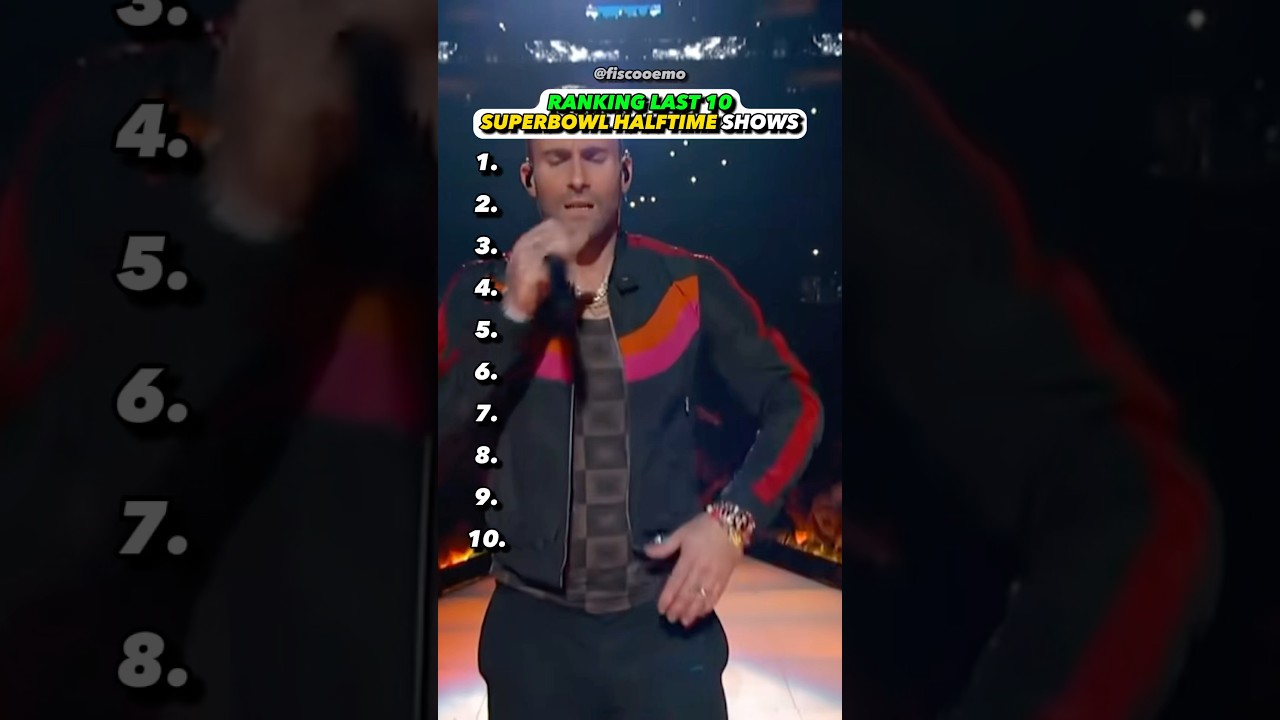 BEST Super bowl Halftime Show?