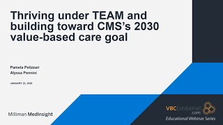 Thriving Under TEAM and Building Toward CMS’s 2030 Value-Based Care Goal