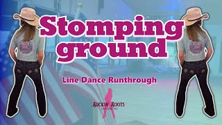 Stomping ground - Hayley Jensen: Line Dance Runthrough