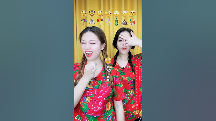 Sisters Emoji Eating Challenge | #asmr #food #funny #shorts