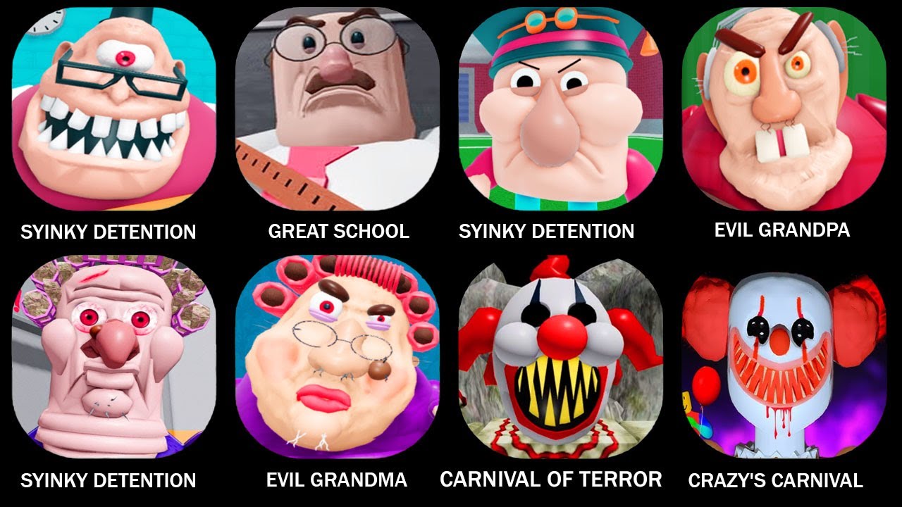 ESCAPE MR. STINKY DETENTION (OBBY), GREAT SCHOOL BREAKOUT (FIRST PERSON OBBY), BABY BOBBY DAYCARE