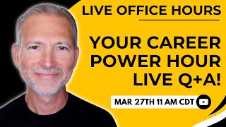 Career Coaching 🔴 Live Office Hours with Andrew LaCivita