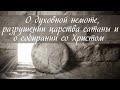 О духовной немоте, разрушении царства сатаны и о собирании со Христом