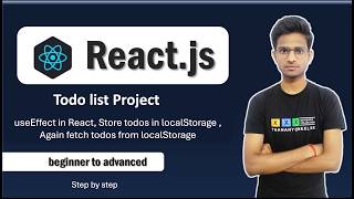 React To-Do App | Build a React To-Do List App | Todo App with CRUD | Part 7