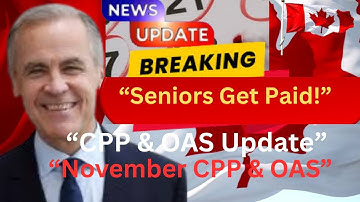 “November 2025 CPP & OAS Payments Confirmed | Full Schedule & What Seniors Need to Know”