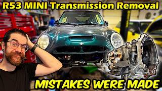 I Removed my Manual Transmission the WRONG Way! – R53 Mini Cooper S Parts Car